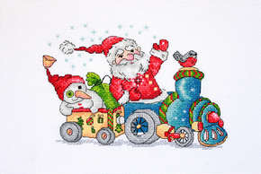 Cross stitch kit Christmas Travel - Merejka