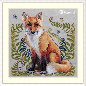 Cross stitch kit The Fox - Merejka