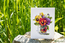 Cross stitch kit Pansies and Butterfly - Merejka