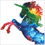 Diamond Art Rainbow-ombre unicorn - Leisure Arts