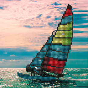 Diamond Art Sailboat - Leisure Arts