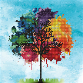 Diamond Art Rainbow Tree - Leisure Arts