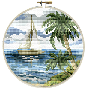 Voorbedrukt borduurpakket Sailing Away - Needleart World