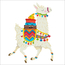 Pre-printed cross stitch kit Holiday Lama - Needleart World