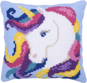 Kussen borduurpakket Unicorn - Needleart World