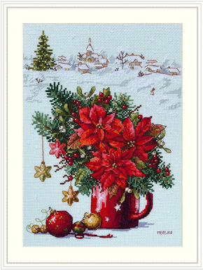 Cross stitch kit Happy Holiday - Merejka