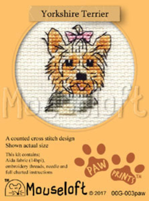 Borduurpakket Yorkshire Terrier - Mouseloft