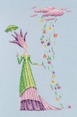 Cross stitch kit Where the Flowers Live - RTO