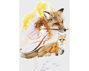 Cross stitch kit Fox - RTO