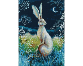 Cross stitch kit Hare by Night - RTO