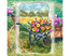 Cross stitch kit Grandmother's Old Garden - Wheelbarrow with Flowers - RTO