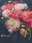 Cross stitch kit Dahlias - Merejka