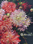 Cross stitch kit Dahlias - Merejka