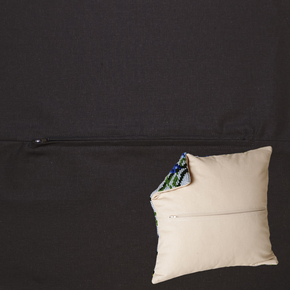 Pillowback 45 x 45 cm Black - Duftin