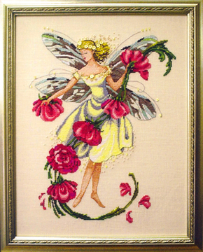 Cross Stitch Chart November Topaz Fairie - Mirabilia Designs