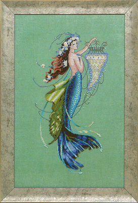 Cross Stitch Chart Siren and the Shipwreck - Mirabilia Designs