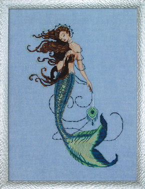 Cross stitch chart Renaissance Mermaid - Mirabilia Designs