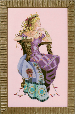 Cross stitch chart Sun Goddess - Mirabilia Designs