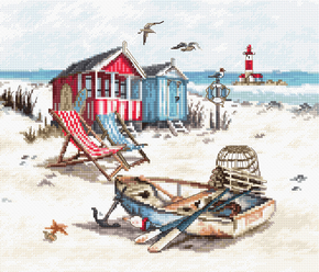 Cross stitch kit Beach - Leti Stitch