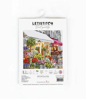 Cross stitch kit Flower Shop - Leti Stitch