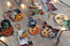 Cross stitch kit Halloween Toys Kit of 8 pieces - Leti Stitch