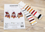 Cross stitch kit Christmas Tigers Toys kit of 3 pieces - Leti Stitch
