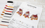Cross stitch kit Christmas Tigers Toys kit of 3 pieces - Leti Stitch