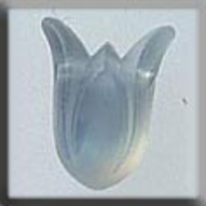 Glass Treasures Large Tulip-Matte Opal - Mill Hill