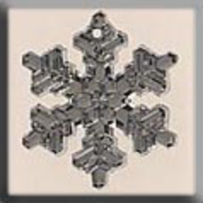 Glass Treasures Large Snowflake-Crystal Bright - Mill Hill