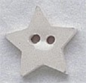 Button White Star - Mill Hill