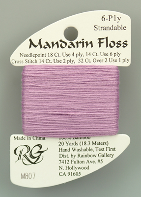 Mandarin Floss Lite Violet - Rainbow Gallery