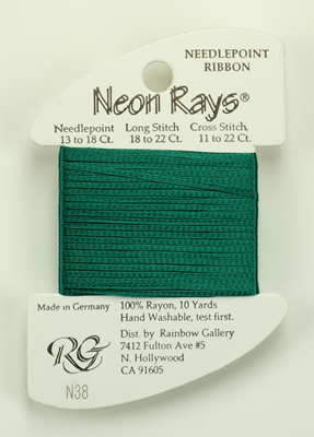 Neon Rays Emerald - Rainbow Gallery