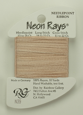 Neon Rays Lite Beige - Rainbow Gallery