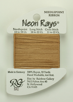 Neon Rays Beige - Rainbow Gallery