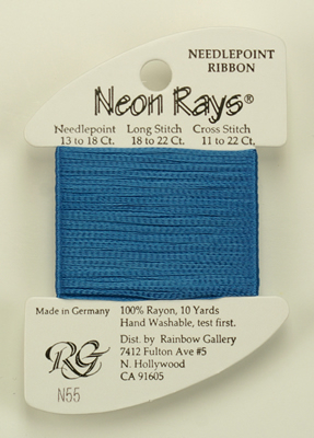 Neon Rays True Blue - Rainbow Gallery