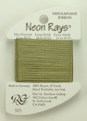 Neon Rays Sage Green - Rainbow Gallery