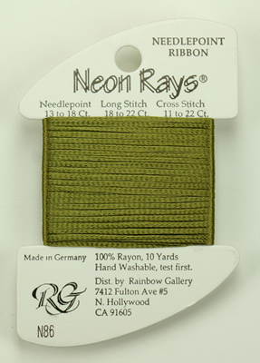 Neon Rays Avocado - Rainbow Gallery