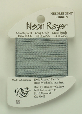 Neon Rays Silver - Rainbow Gallery