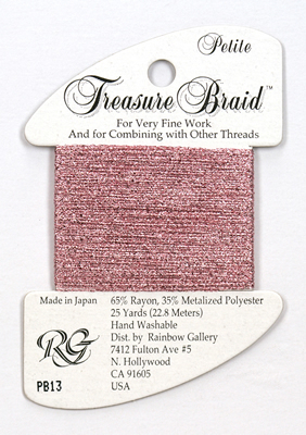 Petite Treasure Braid Pink - Rainbow Gallery