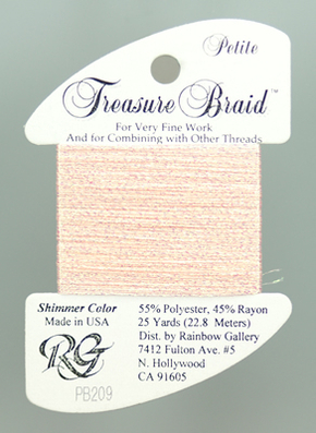 Petite Treasure Braid Pink Carnation - Rainbow Gallery