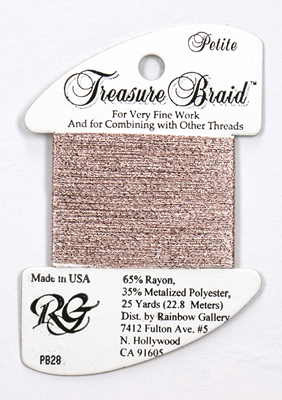 Petite Treasure Braid Powder Pink - Rainbow Gallery