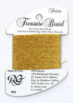 Petite Treasure Braid Egyptian Gold - Rainbow Gallery