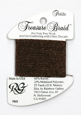 Petite Treasure Braid Brown - Rainbow Gallery