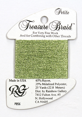 Petite Treasure Braid Pale Avocado - Rainbow Gallery