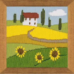 Long Stitch Kit Sunflowers - RIOLIS