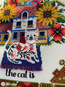 Cross stitch kit Home is where the cat is - Merejka