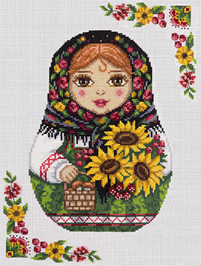 Cross Stitch Kit Matroesjka - PANNA