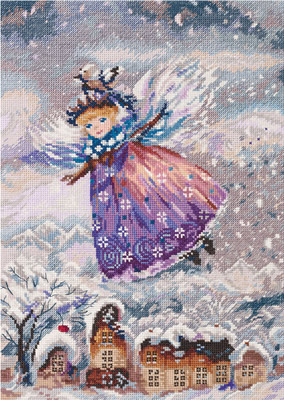 Borduurpakket Winter Angel - PANNA