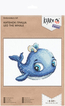 Cross stitch kit Leo the Whale - PANNA