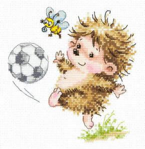 Cross stitch kit Footballer - Magic Needle